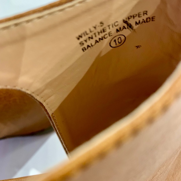 Tan Peep-Toe Booty - 3.5 Heel and Buckle Closure - Picture 7 of 8